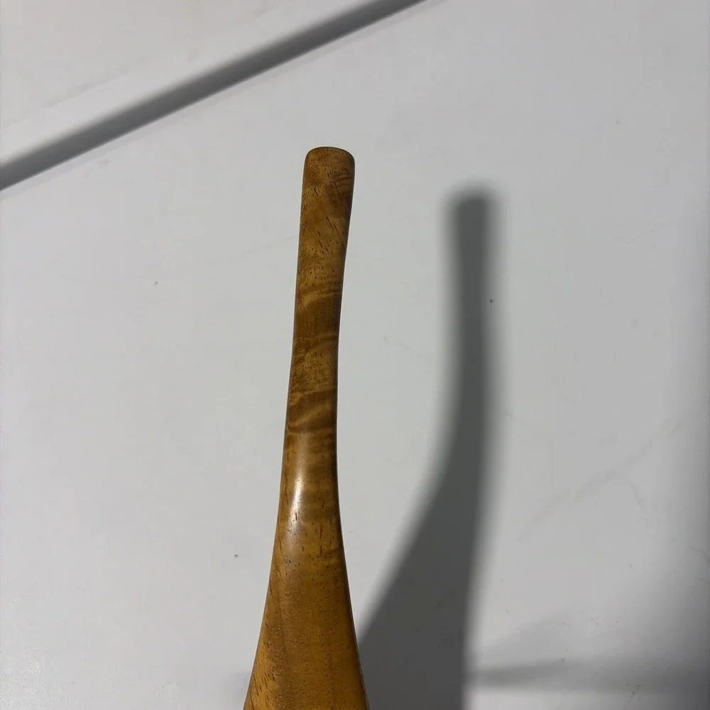 MCM Carved Wood Hors D'oeuvres Server Haiti Vintage 1950s Sculpture